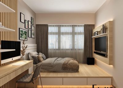 1 - Bedroom - Residential Interior Design Singapore