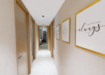 Condo Interior Design for Condo Unit - Hallway