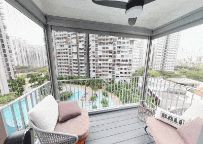 Condo Interior Design Services - Balcony