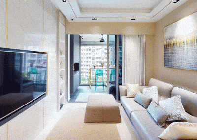 Condo Interior Design Firm - Living Room