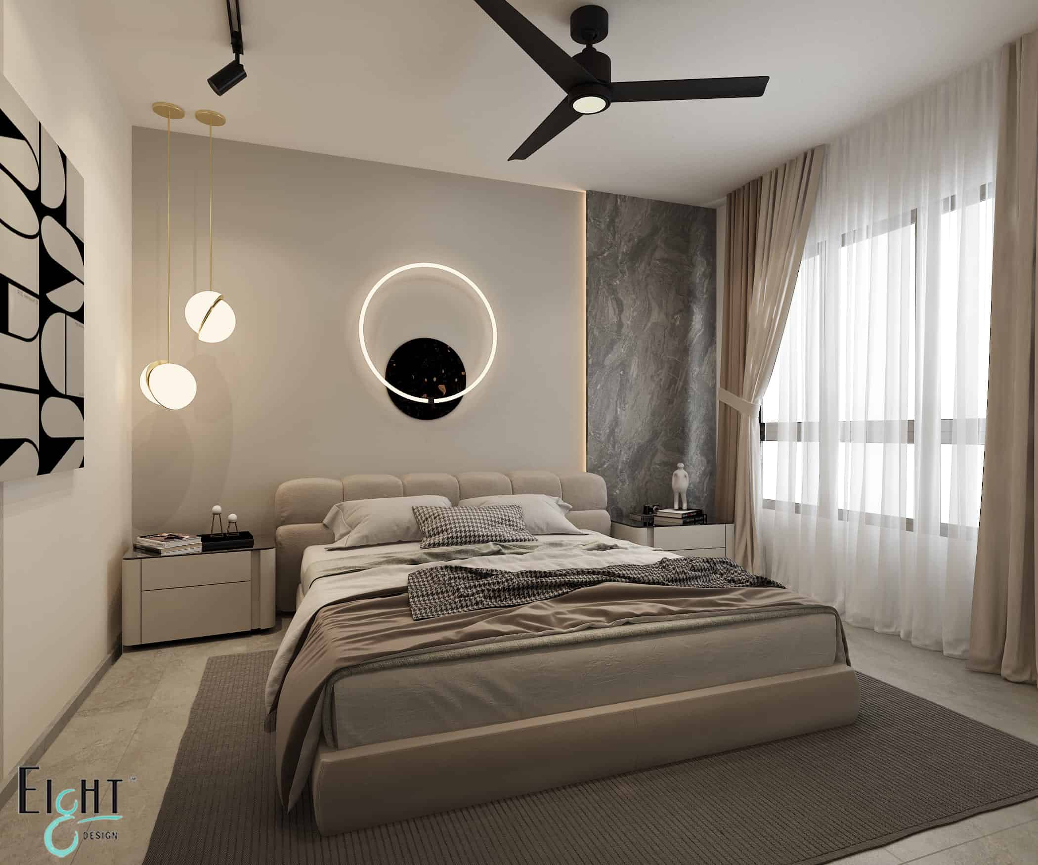 Industrial Design for master bedroom