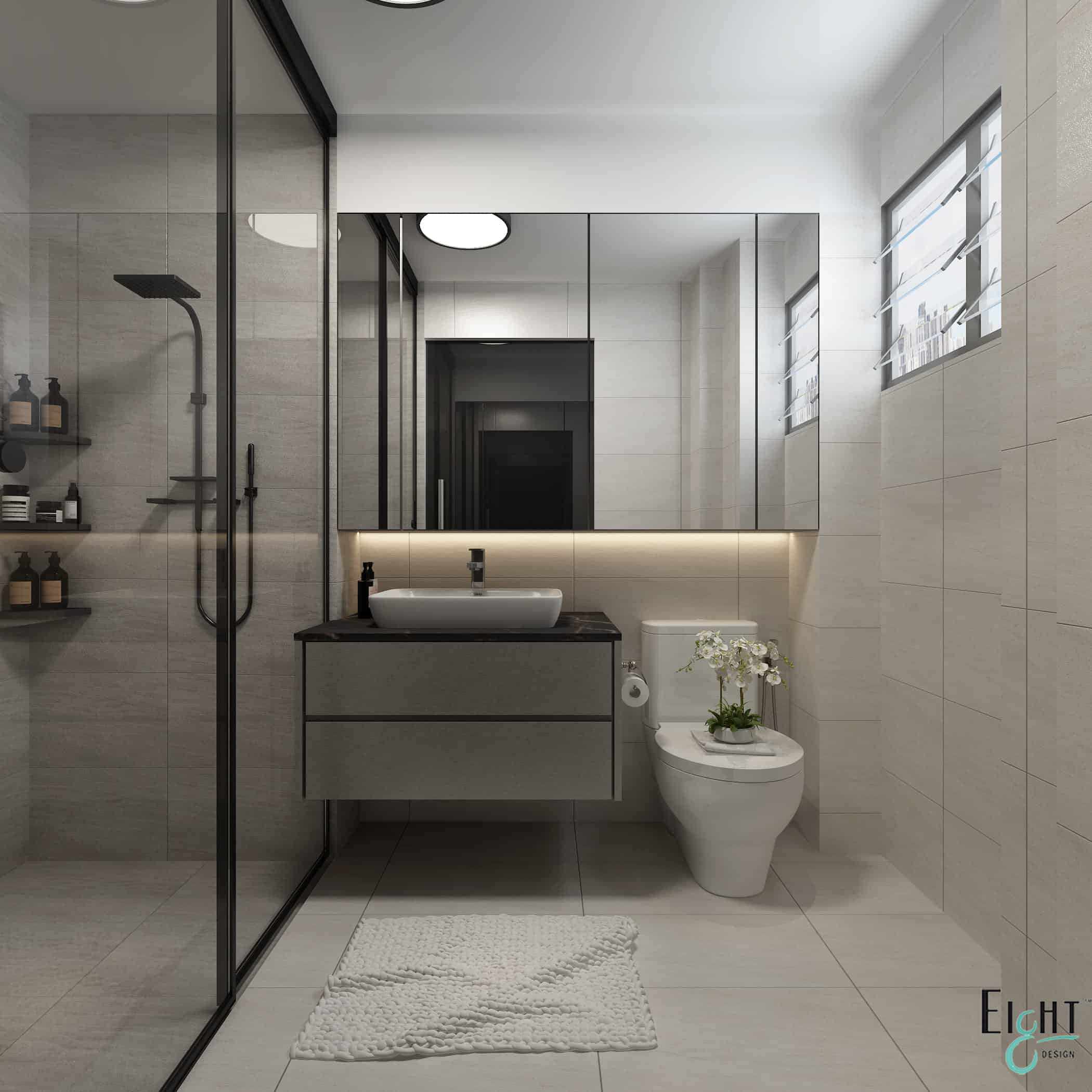 Modern Contemporary bathroom