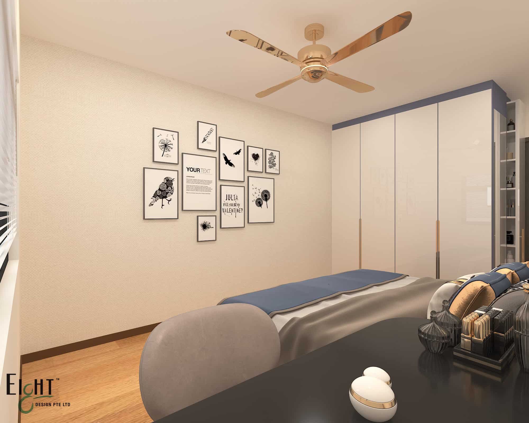 Modern bedroom